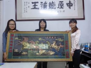 学员给老师送匾